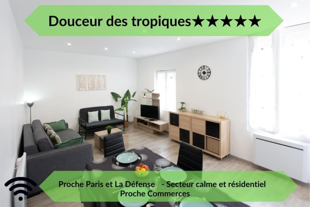 Ferienwohnung *Douceur Des Tropiques*Parisis Argenteuil Exterior foto